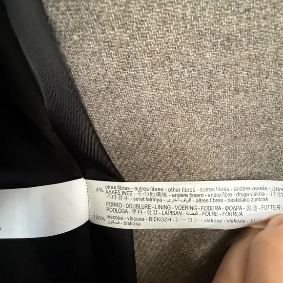 Zara Manteco wool blended oversized coat | Size S - Picture 14 of 14